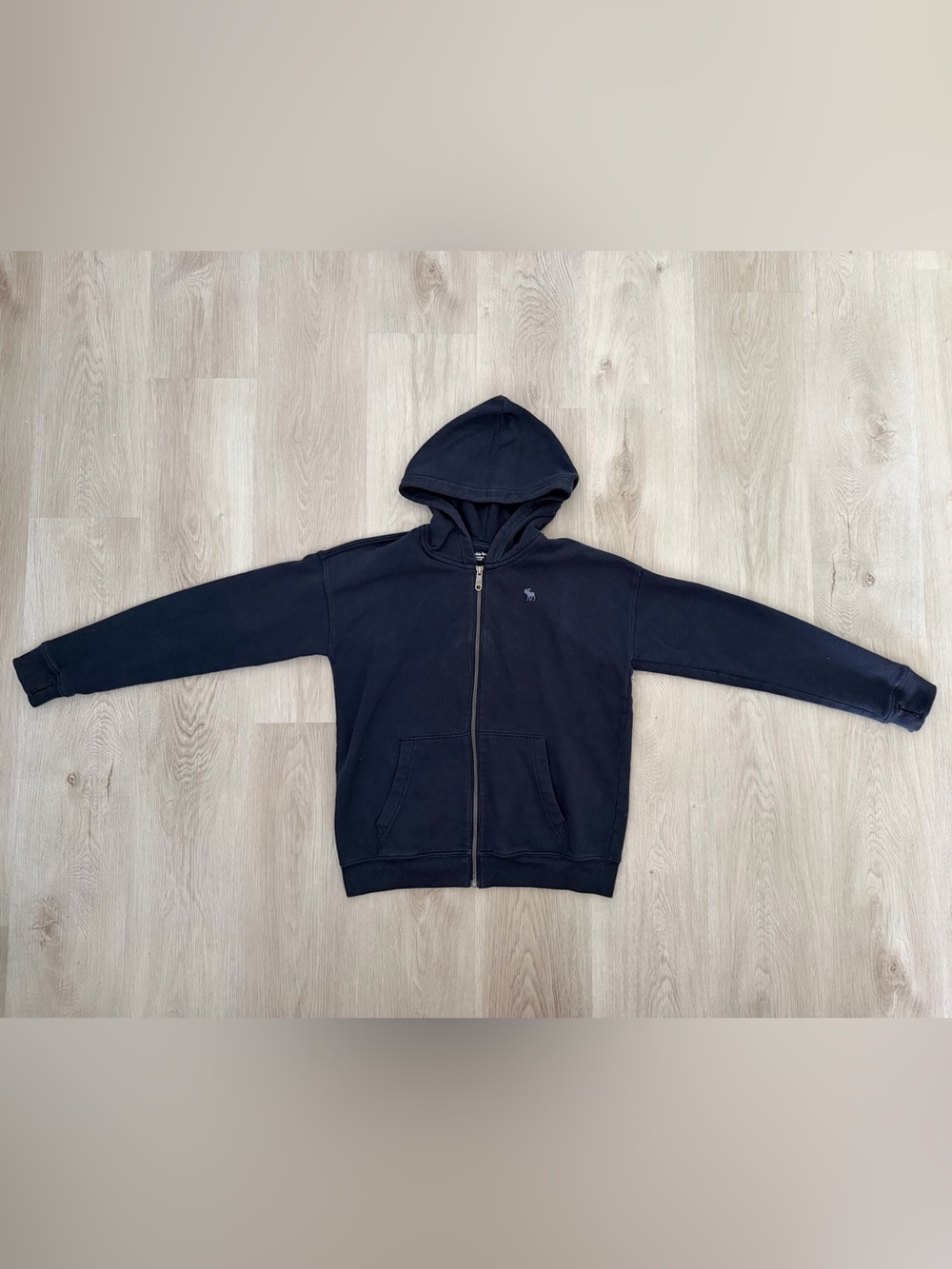 Abercrombie & Fitch Kids Navy Full-Zip Hoodie size 15/16